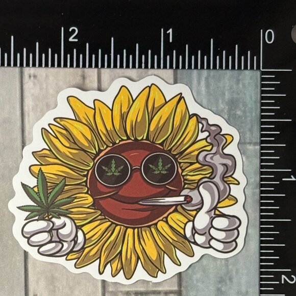 🌀10/$10🌀 Psychedelic 420 Reusable Waterproof Vinyl Sticker Decal - Picture 1 of 1